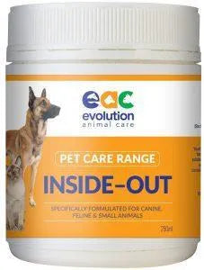 INSIDE-OUT PET CARE - PROBIOTIC & NUTRACEUTICAL FOR DOGS, CATS & SMALL ANIMALS