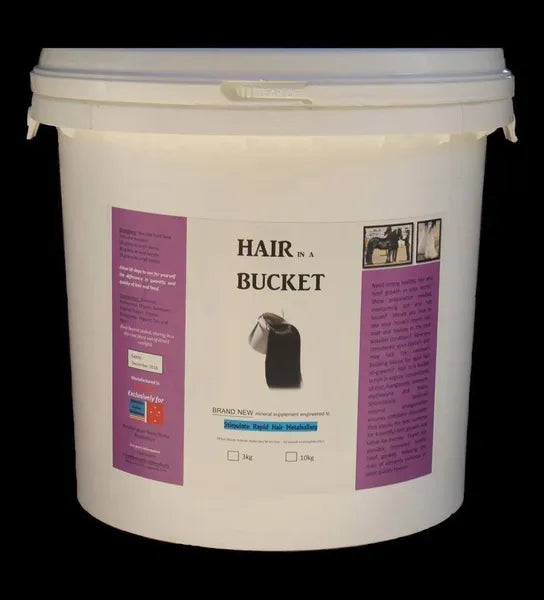 HAIR IN A BUCKET