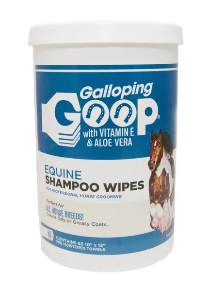 GALLOPING GOOP RINSE FREE SHAMPOO WIPES